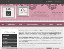 Tablet Screenshot of ella-eshop.cz